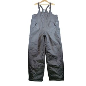Everlast Sport Mens Black Insulated Snow Bibs Ski Pants Size Large L/G SEAS 5017